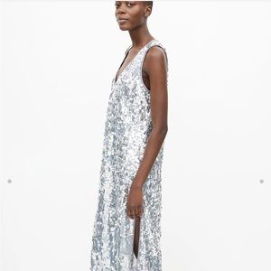 Smythe Sequin Dress, side slit, worn once